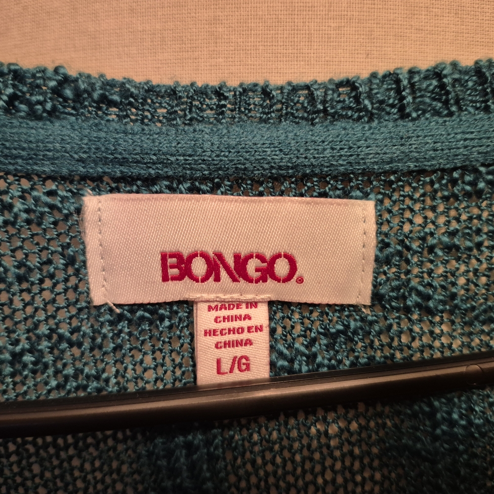 Bongo Teal Knit Top